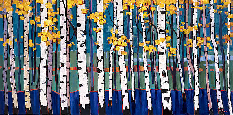 Bob pejman _ Aspens in Blue